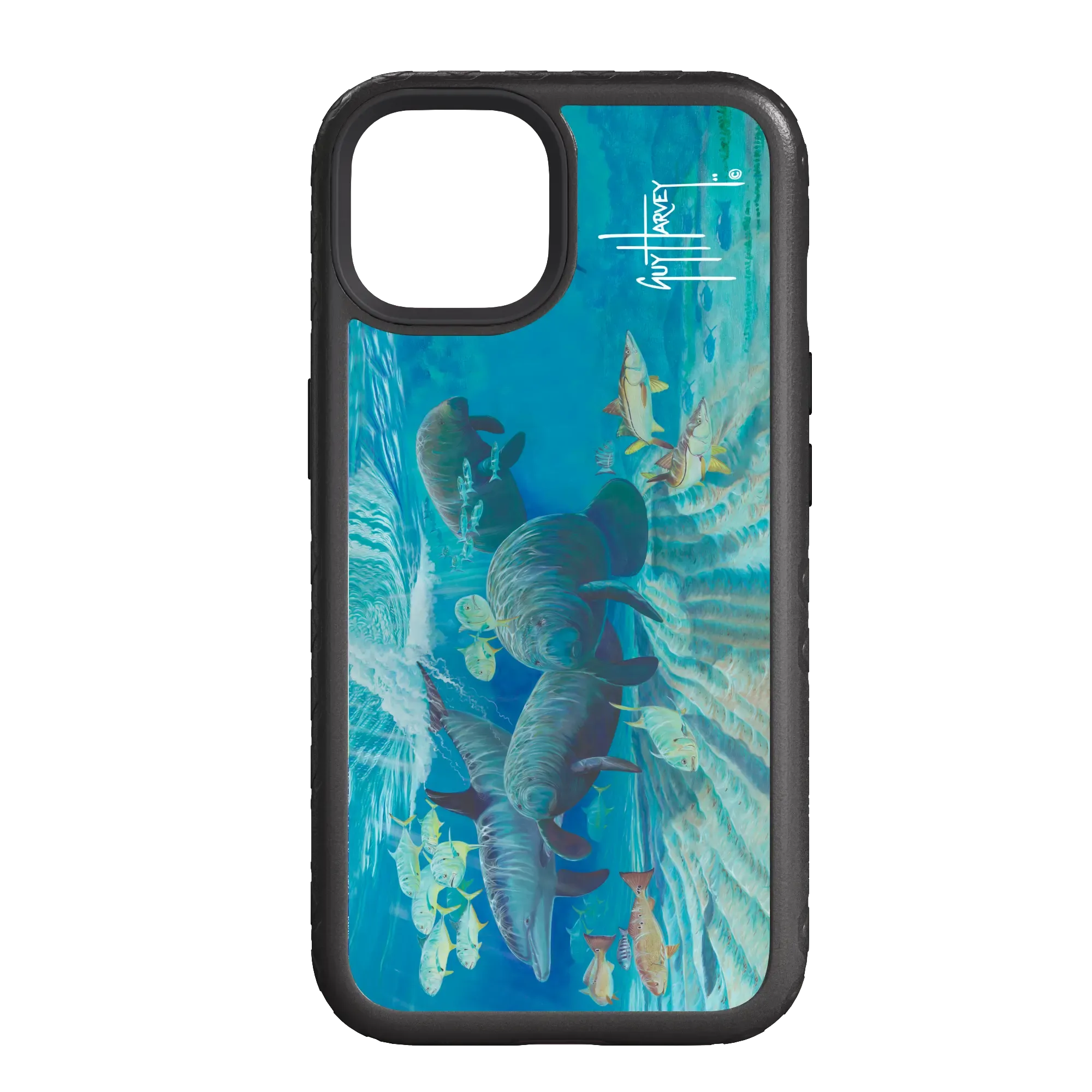 Guy Harvey Fortitude Series for Apple iPhone 14 - Manatee Pass