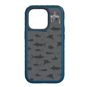 Guy Harvey Fortitude Series for Apple iPhone 14 Plus - Black Scribbler