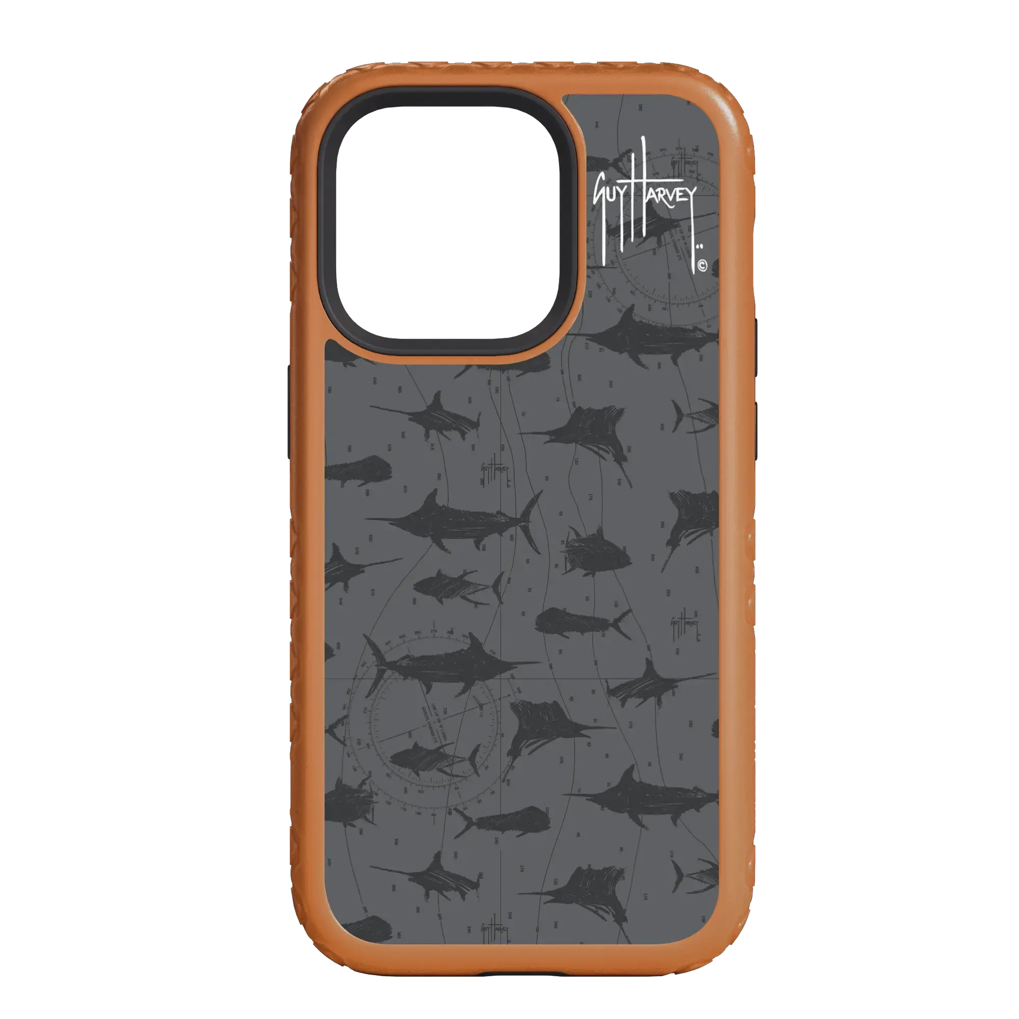 Guy Harvey Fortitude Series for Apple iPhone 14 Plus - Black Scribbler