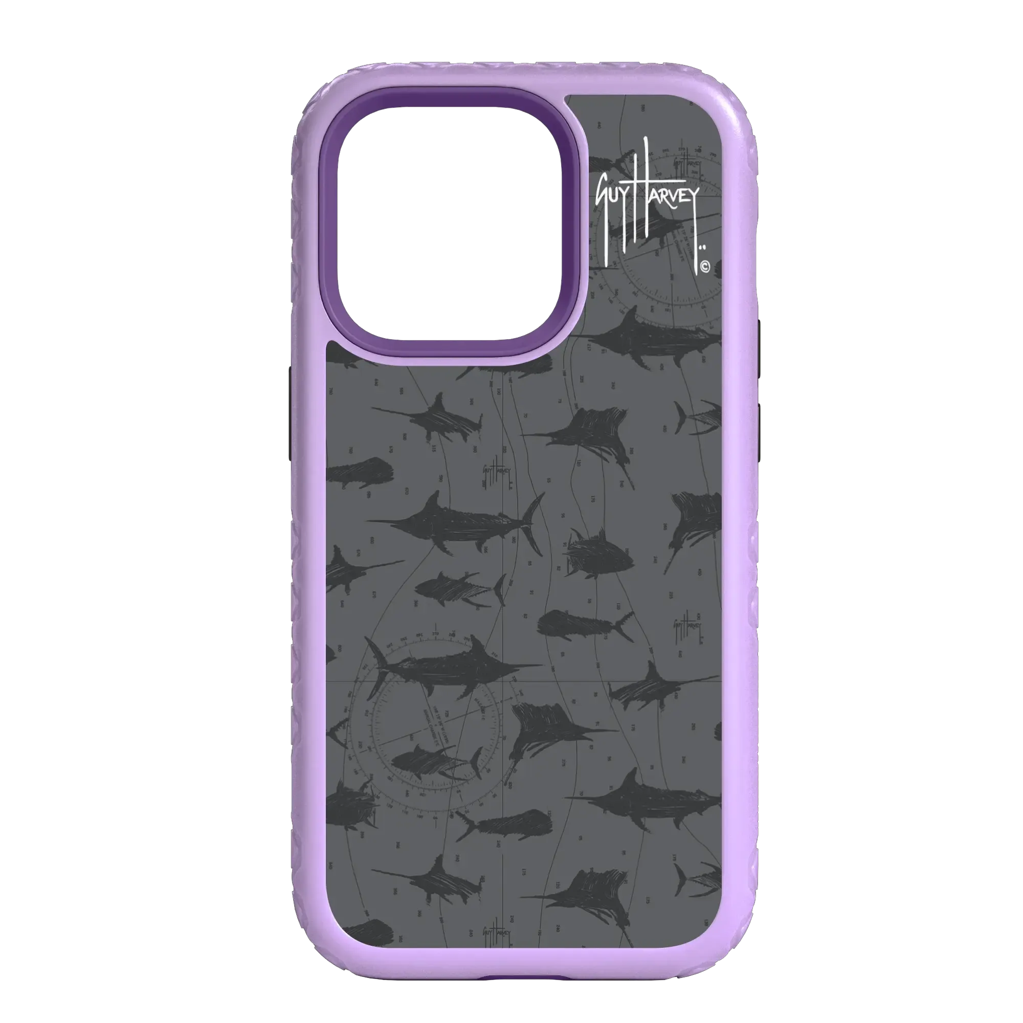 Guy Harvey Fortitude Series for Apple iPhone 14 Plus - Black Scribbler