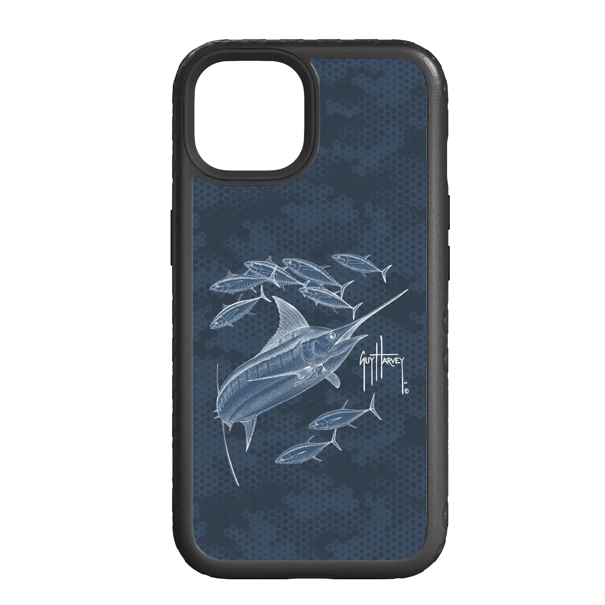 Guy Harvey Fortitude Series for Apple iPhone 14 Pro - Blue Camo