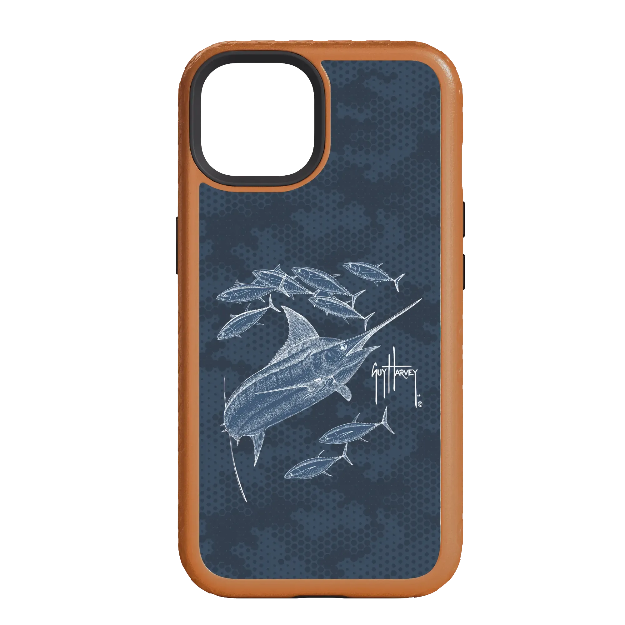 Guy Harvey Fortitude Series for Apple iPhone 14 Pro - Blue Camo