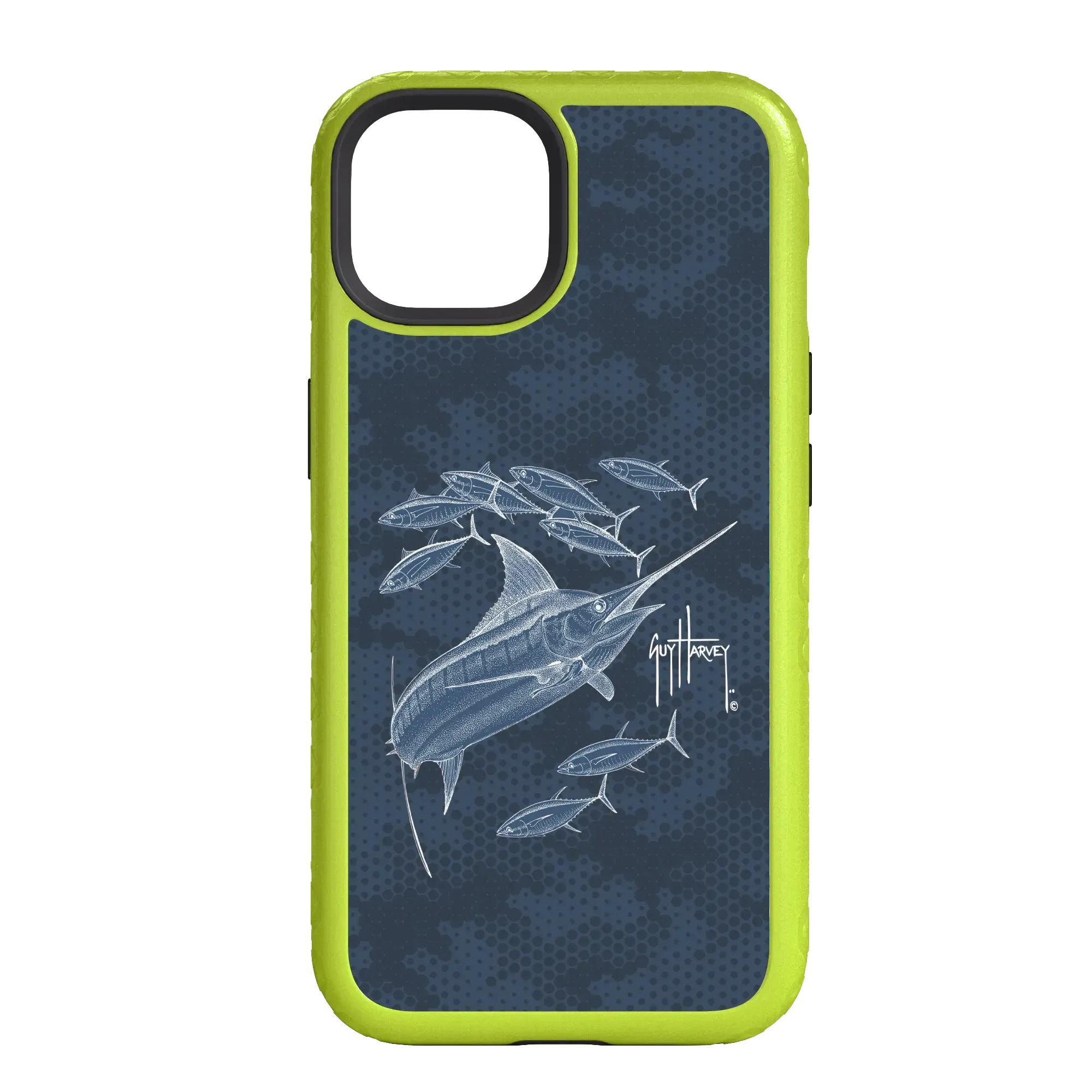 Guy Harvey Fortitude Series for Apple iPhone 14 Pro - Blue Camo