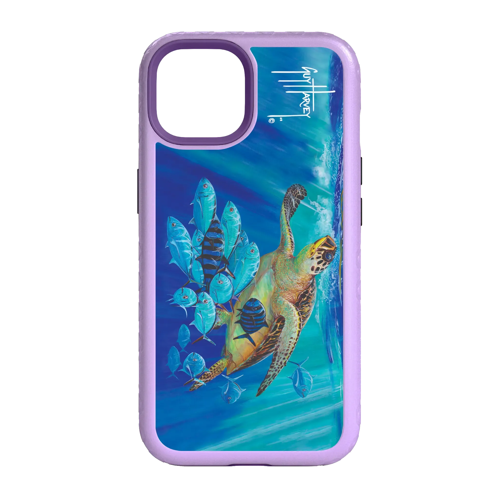 Guy Harvey Fortitude Series for Apple iPhone 14 Pro - Hawksbill Caravan