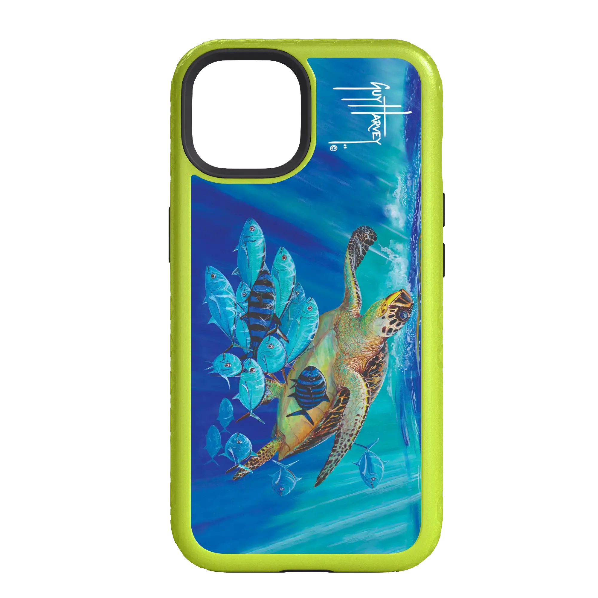 Guy Harvey Fortitude Series for Apple iPhone 14 Pro - Hawksbill Caravan