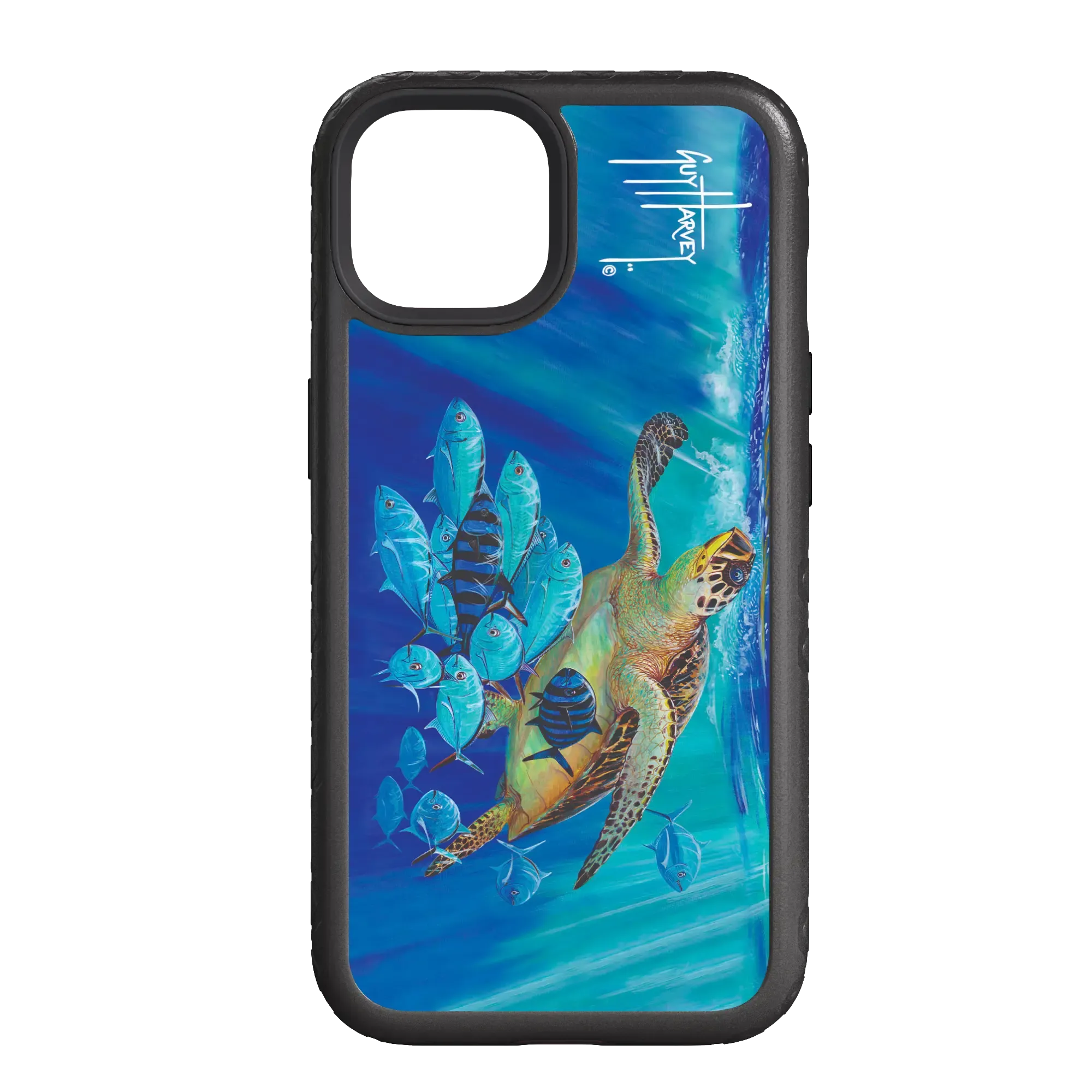 Guy Harvey Fortitude Series for Apple iPhone 14 Pro - Hawksbill Caravan