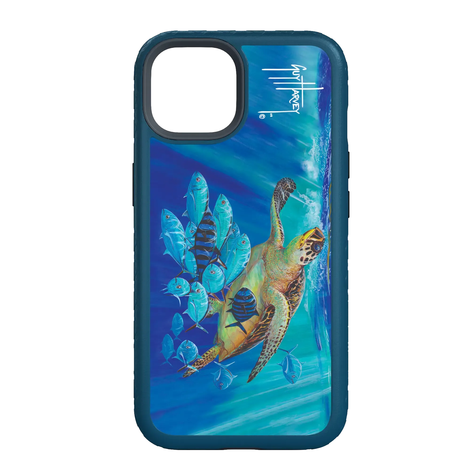 Guy Harvey Fortitude Series for Apple iPhone 14 Pro - Hawksbill Caravan