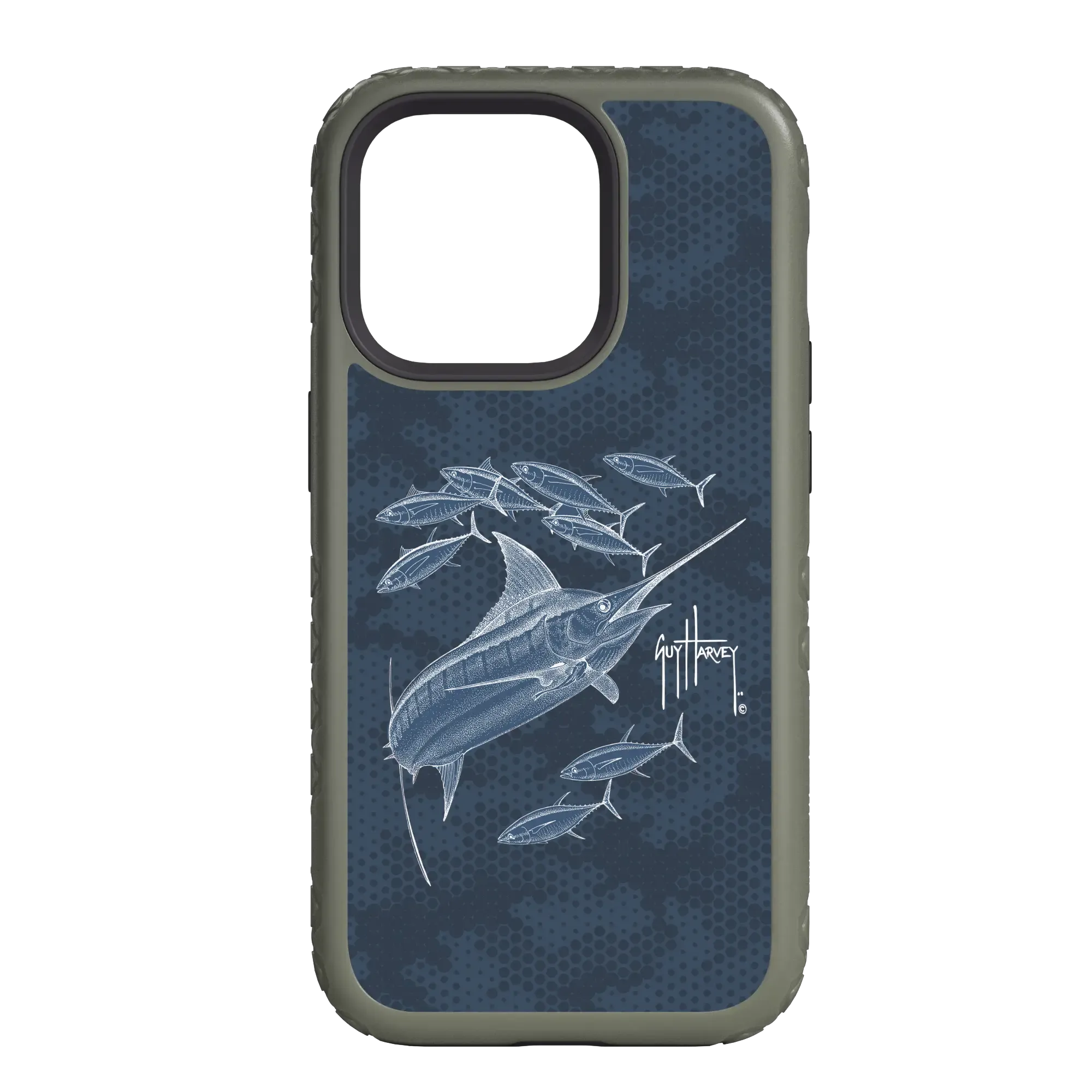 Guy Harvey Fortitude Series for Apple iPhone 14 Pro Max - Blue Camo