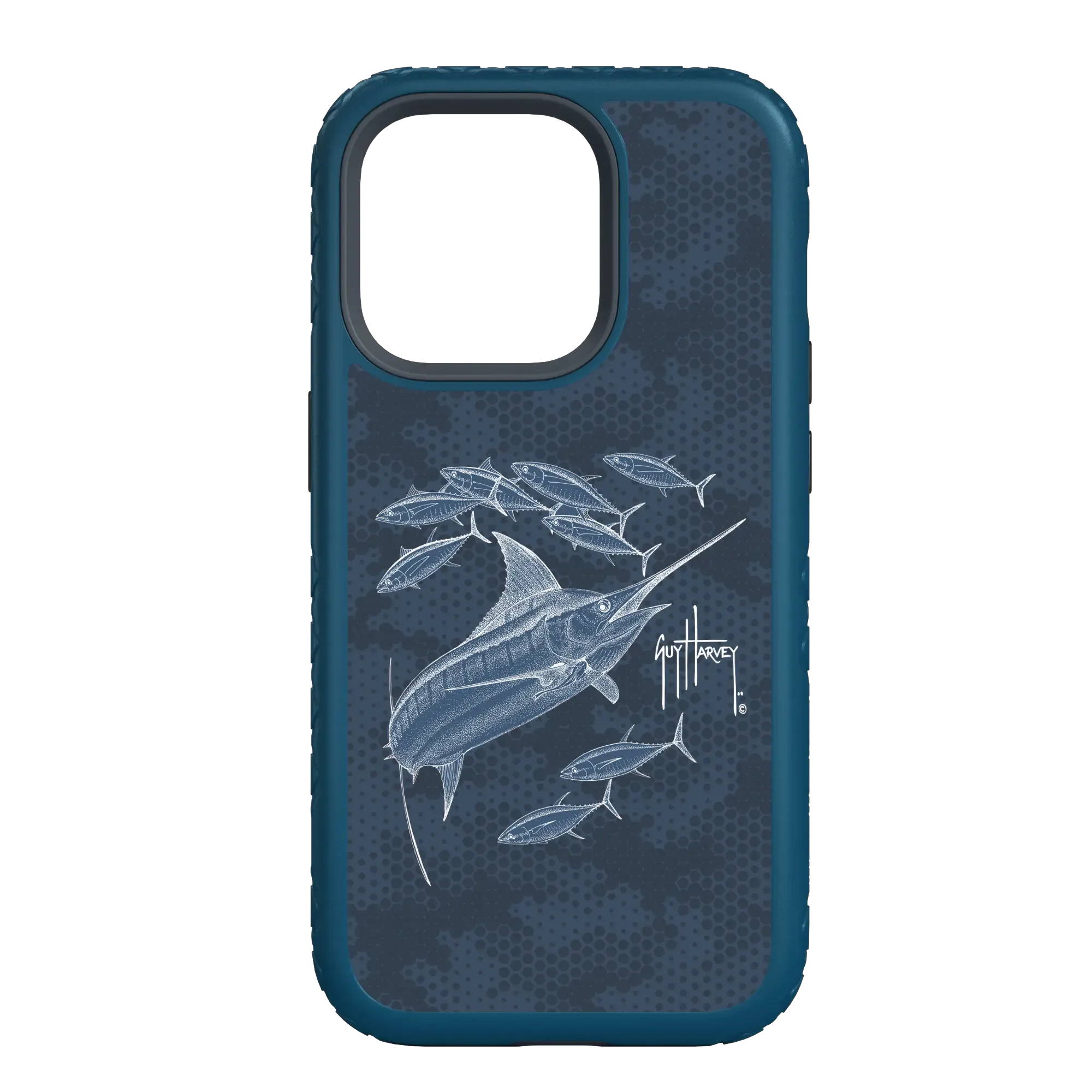 Guy Harvey Fortitude Series for Apple iPhone 14 Pro Max - Blue Camo