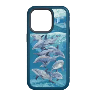 Guy Harvey Fortitude Series for Apple iPhone 14 Pro Max - Bottlenose Dolphins