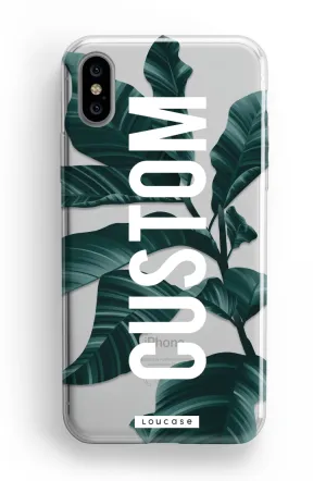 LOUCASE Custom KLEARLUX™ Say My Name Phone Case - Personalized Hoja Design