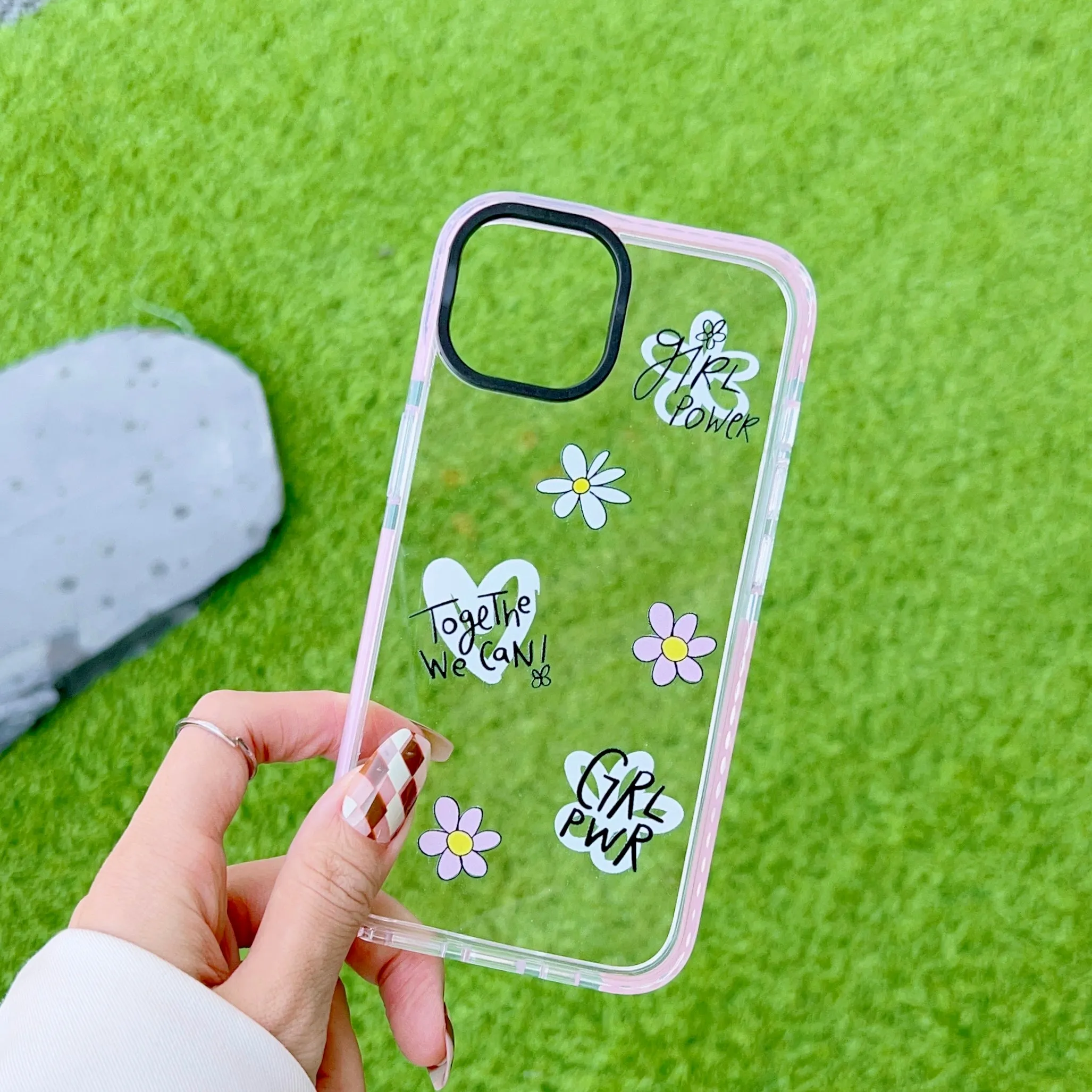 Impact Proof Silicon Case For iPhone ( Cute Stickers )