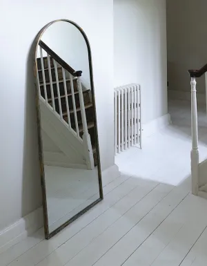 Large Simple Arch Floor Mirror