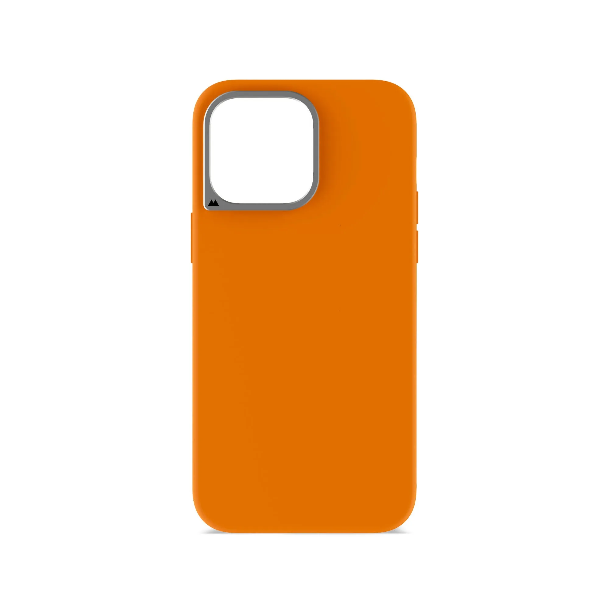 MagSafe® Compatible Tangerine Silicone Phone Case - Minimalist