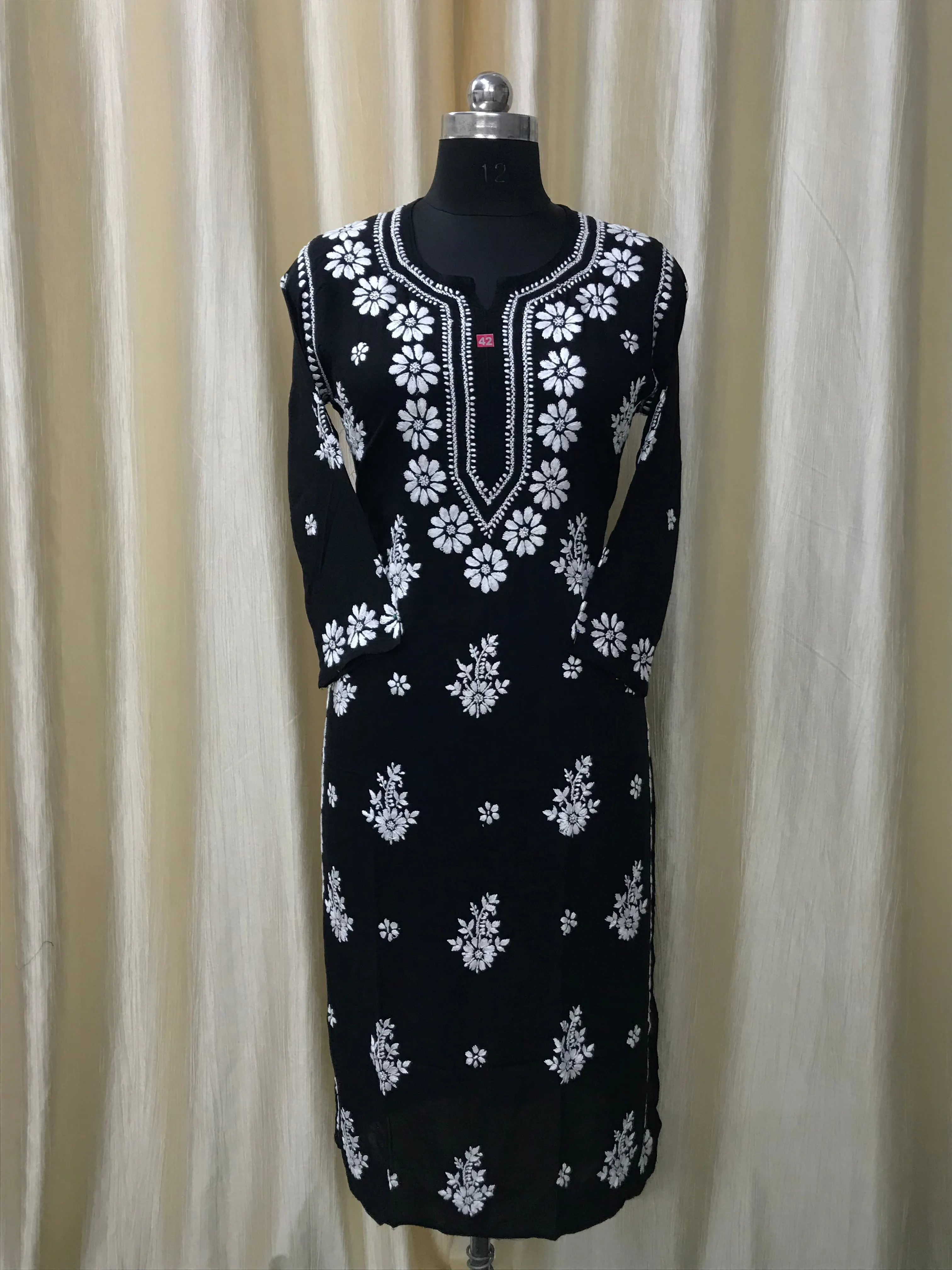 Modal Chikankari kurti