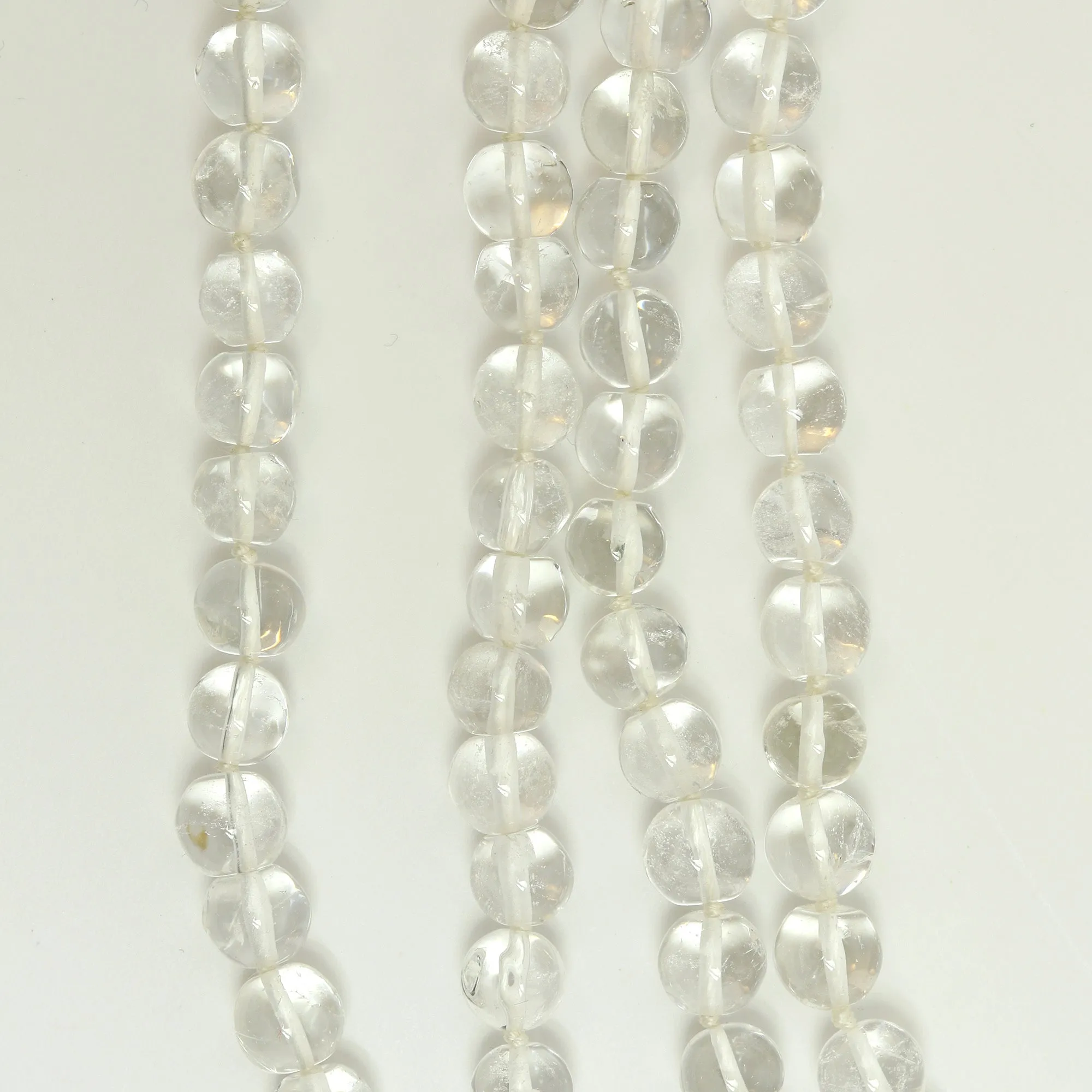 Prayer Mala Beads - Clear Crystal Quartz - 108 Prayer Beads