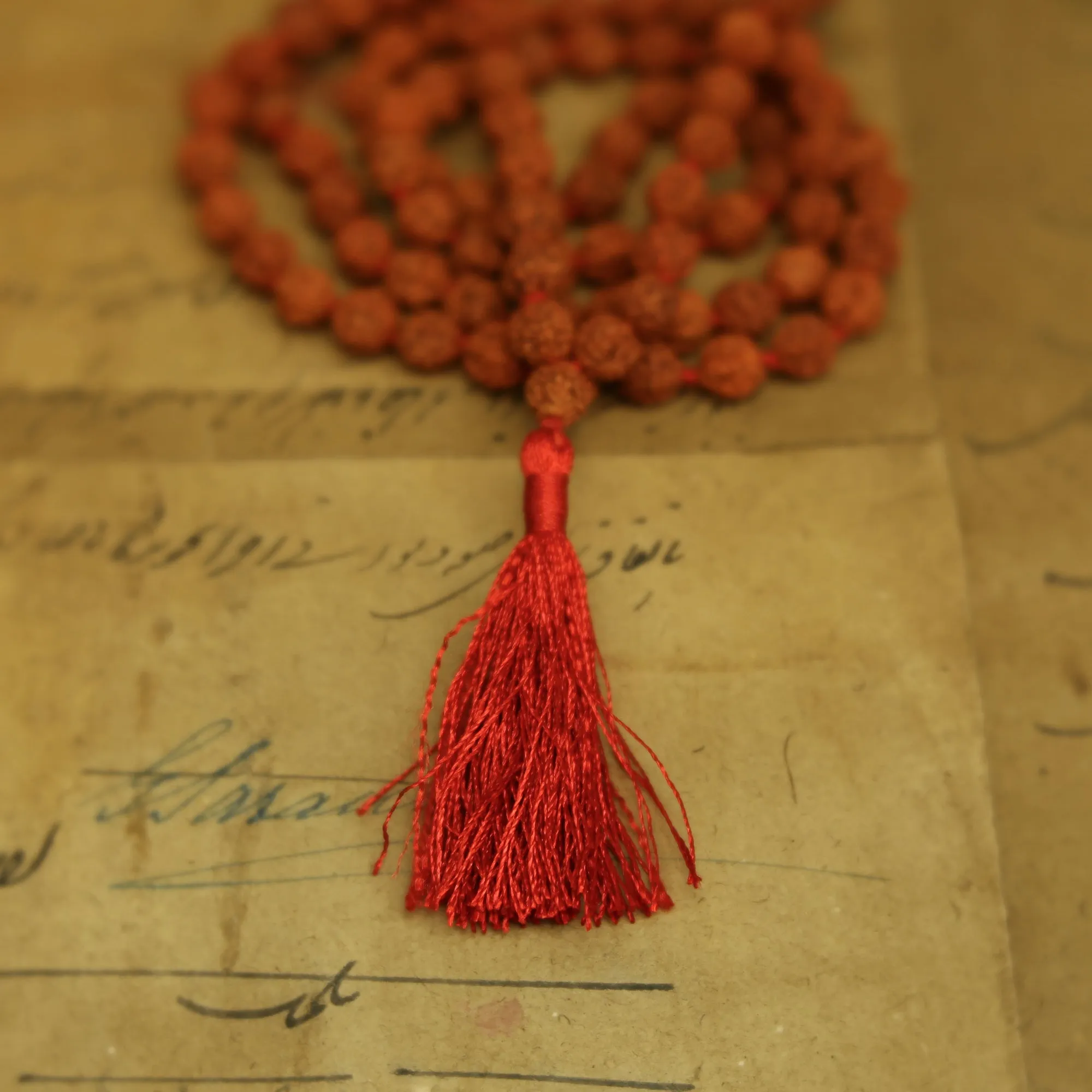 Prayer Mala Beads - Rudraksha - 108 Prayer Beads