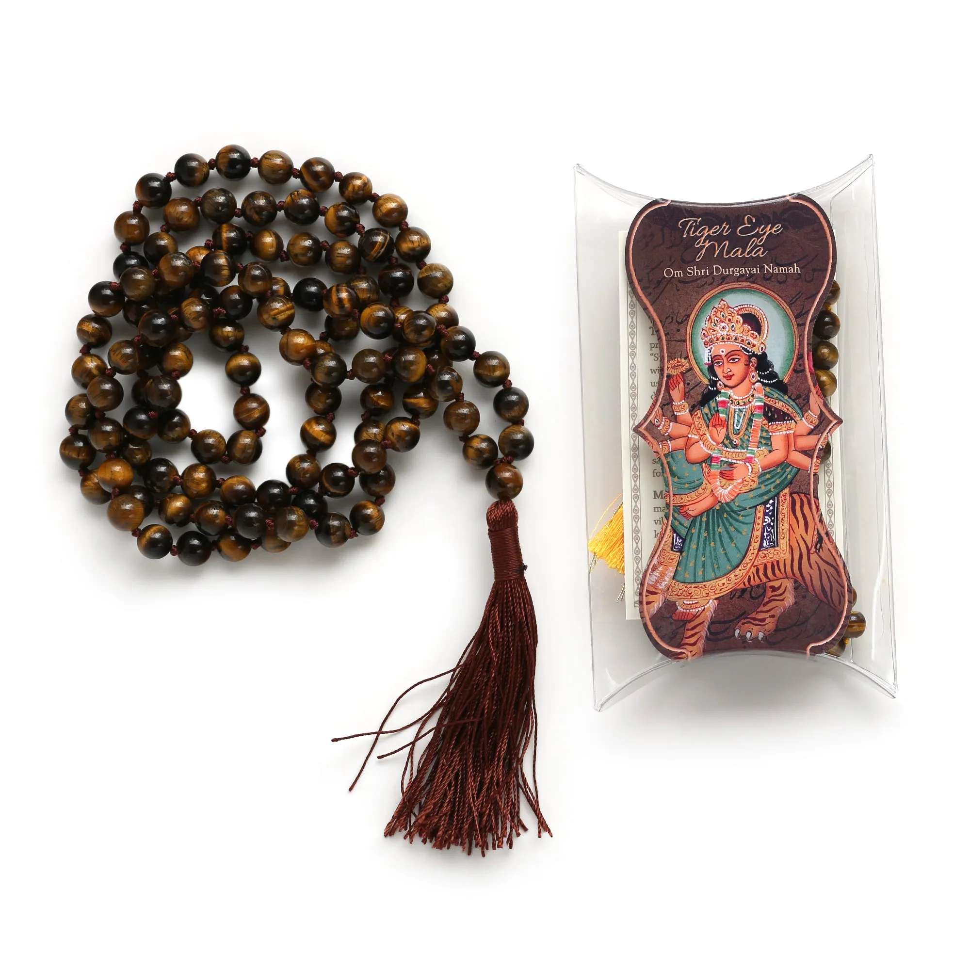 Prayer Mala Beads - Tiger Eye - 108 Prayer Beads