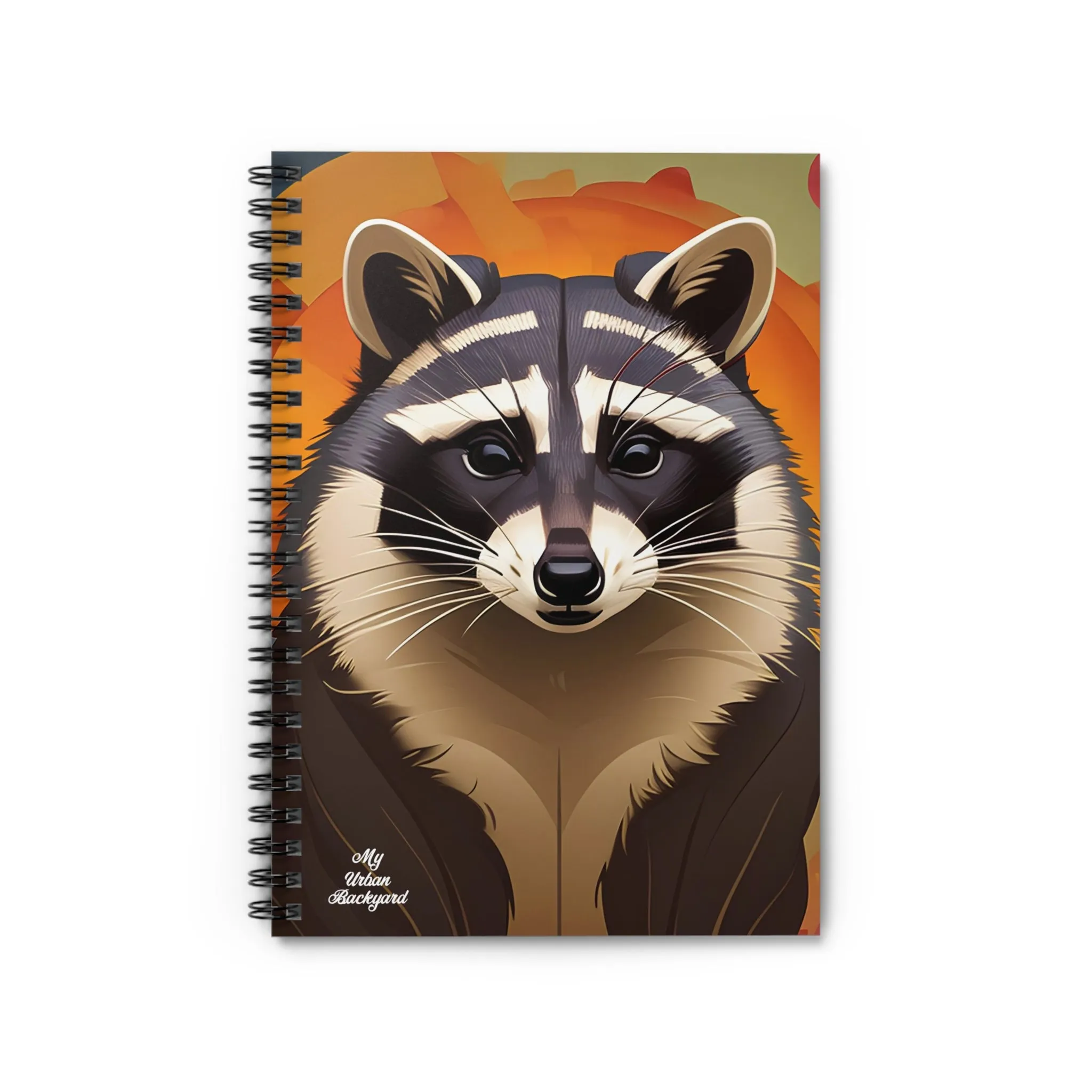 Raccoon at Sunset, Spiral Notebook Journal - Write in Style