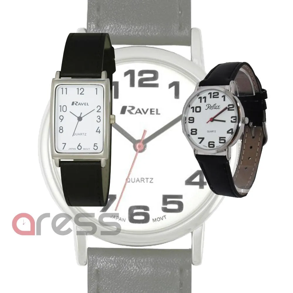 Reflex/Ravel 10pc Assorted Basic Quartz on strap