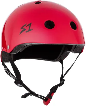 S1 Mini Lifer Helmet - Bright Red Gloss