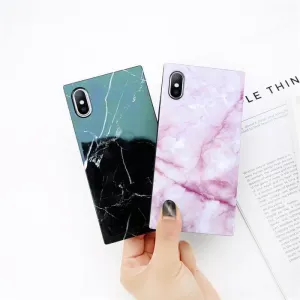 Shiny Marble Texture Granite Iphone Cases