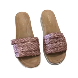 Shoes Flats By Easy Spirit In Pink & Tan, Size: 8