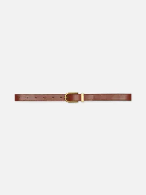 Simple Art Deco Belt -- Whiskey