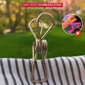 Steel Clips - Multi-functional Clothes Pegs Set