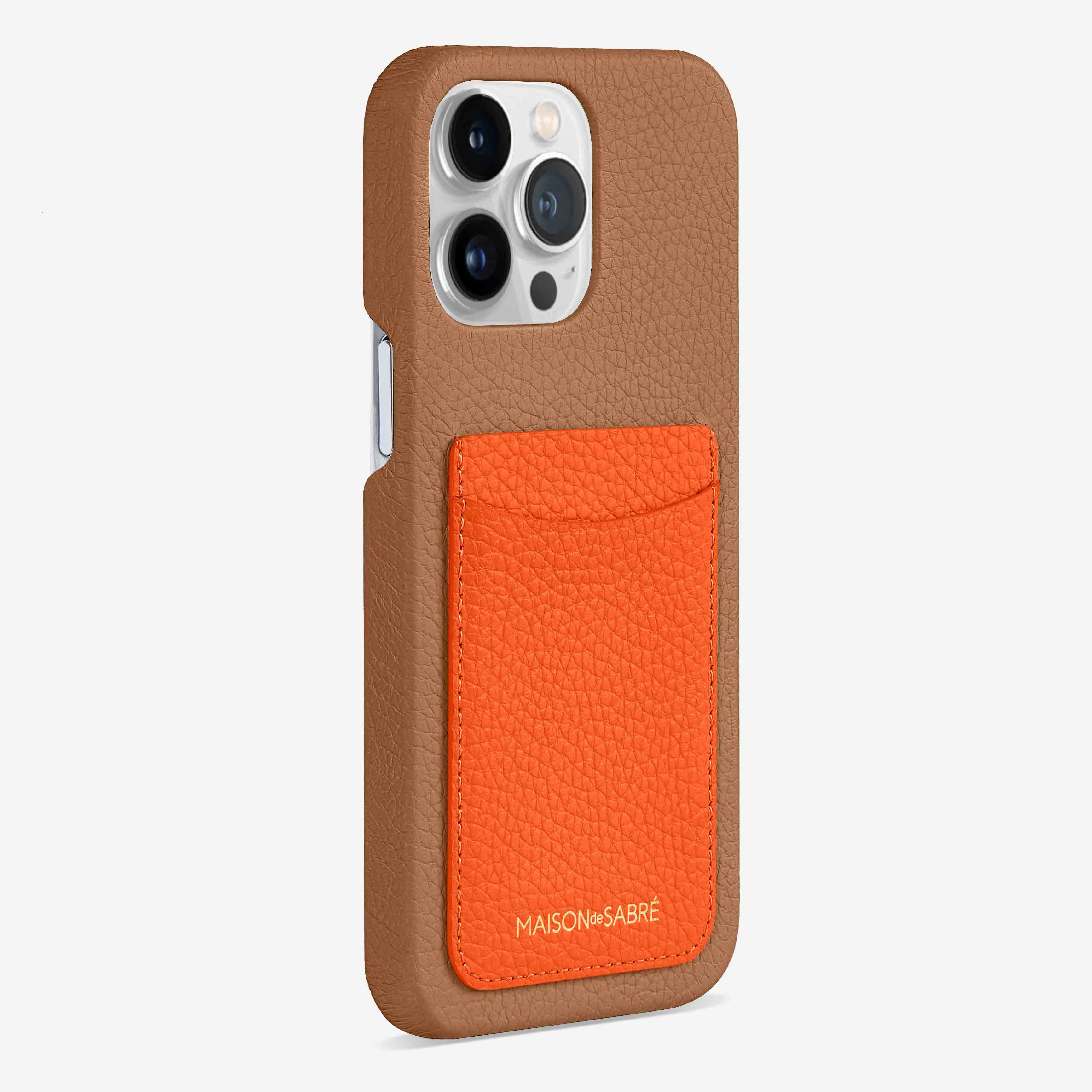 The Card Phone Case iPhone 13 Pro Max - Manhattan Sandstone