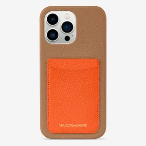 The Card Phone Case iPhone 13 Pro Max - Manhattan Sandstone