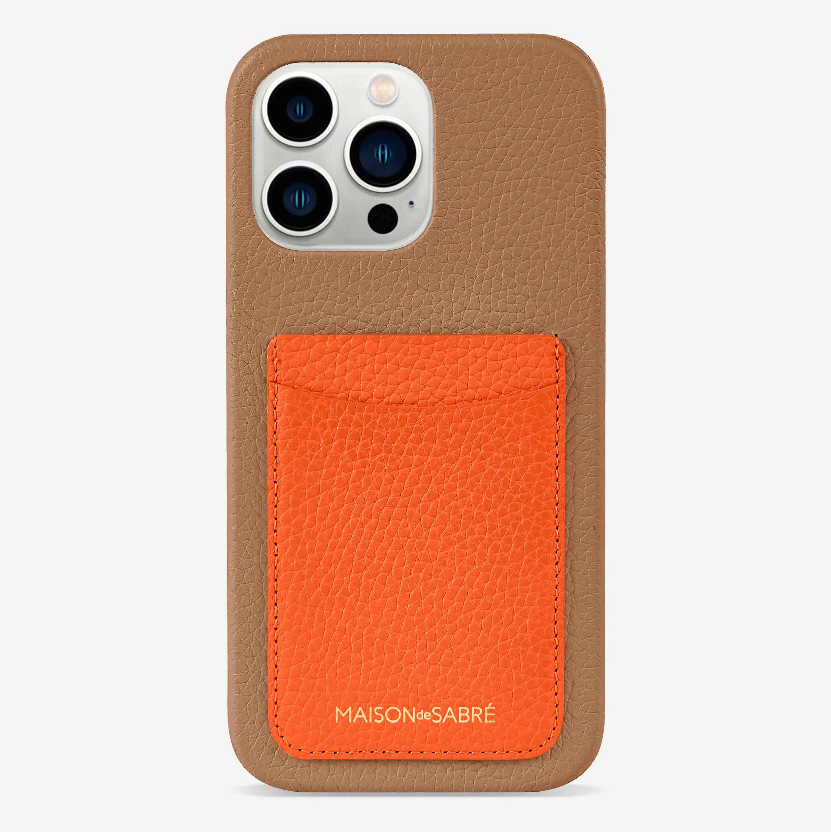 The Card Phone Case iPhone 13 Pro Max - Manhattan Sandstone