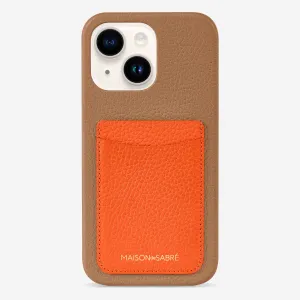 The Card Phone Case iPhone 14 - Manhattan Sandstone