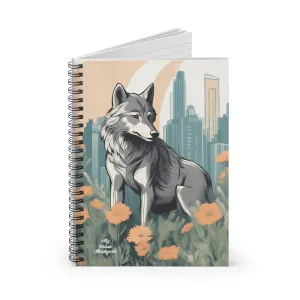 Urban Wolf, Spiral Notebook Journal - Write in Style